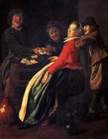 Judith Leyster - A Game Of Cards